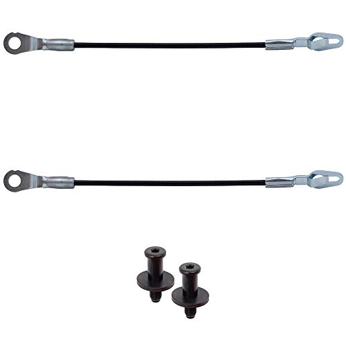 Brock Replacement 4 Pc Set Tailgate Cables With Striker Bolts Compatible With 1999-2009 Silverado Sierra Avalanche Escalade Ext H2 Pickup Truck 88980509 #TOP1