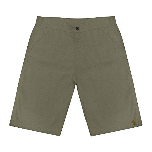 Bermuda Infantil Masculina de Sarja Rovitex Kids Verde 8