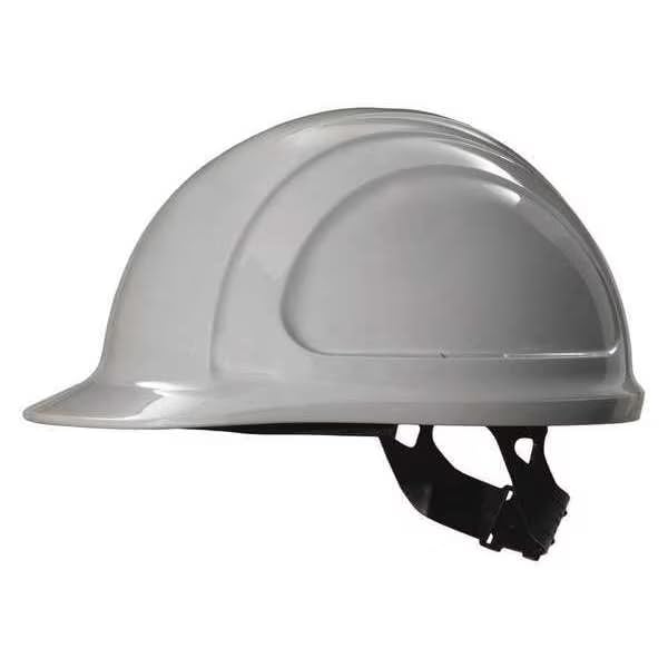 Hard Hat, Polyethylene, 4 Point Pinlock, Type 1, Class E, Gray, Mfr: N10090000-A