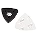 100pcs Sanding Paper, 80mm 60/80/120/180/240 Grits Triangular Hook & Loop Triangle Sandpaper +1 Sand Pad for Bosch Fein Oscillating Multi Tool