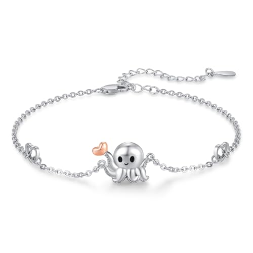 Bracelet chat en argent anti-allergie et ajustable pour les poignets fins
