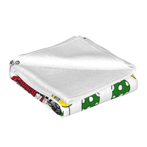 Couverture polaire élan 152x203 cm pour canapé plaid imprimé