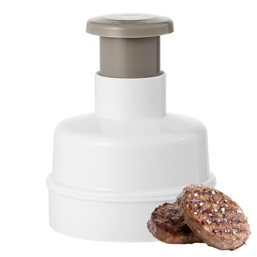 Qfdiwr Prensa para Hamburguesas,Molde Antiadherente para Formar Carne De Hamburguesa,Utensilios De Cocina Ergonómicos para Parrilla | para Carne Bacon Gambas Casa Apartamento Camping Barbacoa