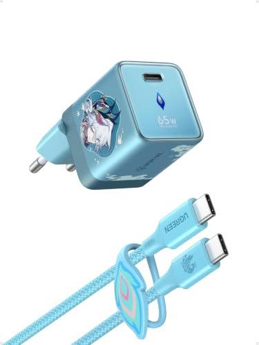 UGREEN Nexode Air 65W Cargador USB C Carga Rápida GAN II Alimentador con Cable Tipo C Compatible con MacBook Pro Air iPad iPhone 17 Air Pro MAX 16 15 14 13 Galaxy S26 25 Pixel 10 (Honkai)