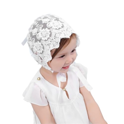 QEXUJOW Bonnets, casquettes et bobs bébé fille Chapeau de bébé fille en dentelle, chapeau de...