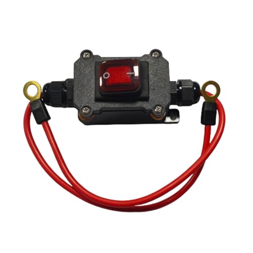 Daohaodeli Series Switch DC 12V-24V Dual-Pole Single-Throw Bidirectional Wiring Switch DC Waterproof...