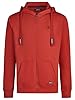 riverso RIVNoah Men's Sweat Jacket with Hood Zip Regular Fit Hooded Jacket Hoodie Brown Red Blue Black Green Grey Beige S M L XL XXL 3XL 4XL 5XL, Rusty Ochre Red (15400), L #2