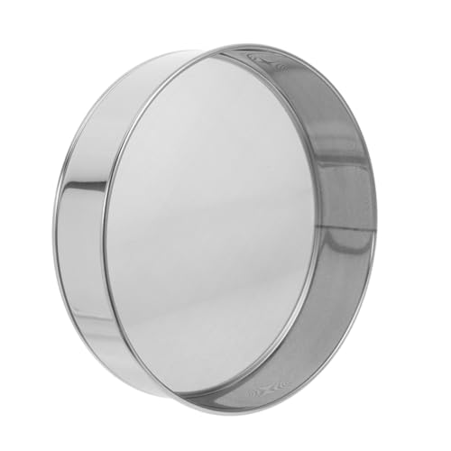 BESPORTBLE Tamizador De Jardín Inoxidable De Malla Cribador De Suelo Diseño De Doble Marco Anillo y Malla