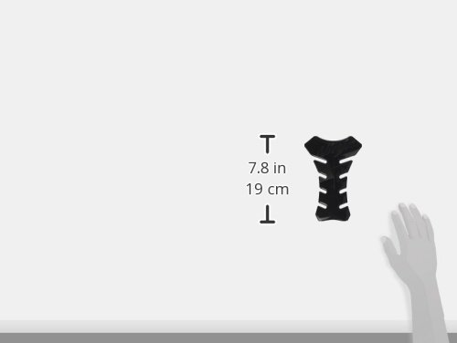 4R Quattroerre.it 18149 Tankpad 3D Motorrad Tankschutz Kawasaki Ninja, Schwarz, 13 x 19 cm, Unica