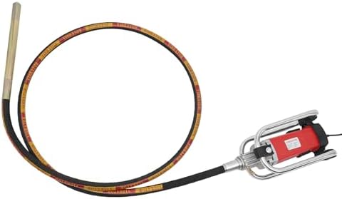 2000W Electric Concrete Vibrator, Portable Handheld Cement Vibrating Tool with 13.12FT Shaft, Powerful Concrete Vibrator for Construction and DIY Projects (Yellow)