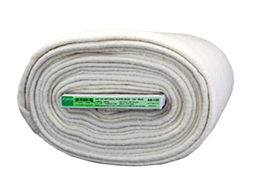 80/20 Cotton Blend Batting No Scrim120"x10yds, NAT