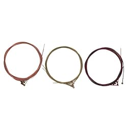 FARUTA Lot de 3 cordes de guitare en laiton pour guitare folk acoustique, guitare classique, basse, ukulélé, instruments… - Les Beatles, Paul McCartney, John Lennon, RIngo Starr, George Harrison FARUTA Lot de 3 cordes de guitare en laiton pour guitare folk acoustique, guitare classique, basse, ukulélé, instruments… – Image 2