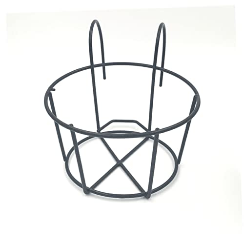 Panier de pot de fleurs en métal suspendre support durable - 6