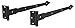 NATIONAL MFG CO N109014 14" BLK Spear T Hinge