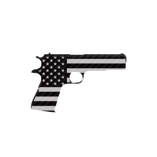 Subdued American Flag 1911 Sticker Vinyl Decal 2a Gun Rights Molon Labe pro 5