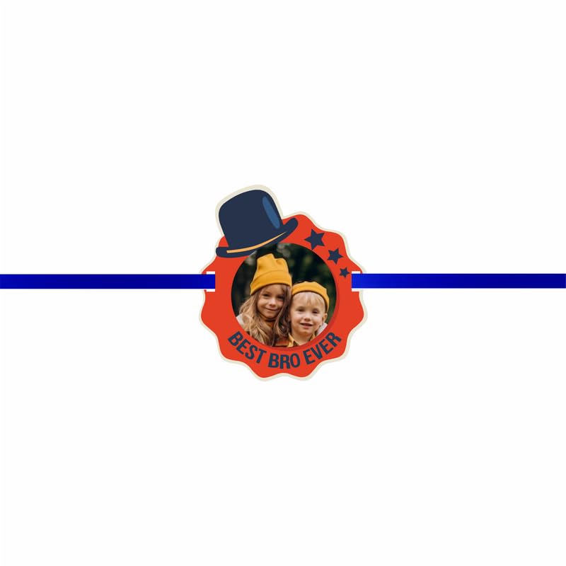 TheYaYaCafe Kids Personalized Best Bro Ever Printed Raksha Bandhan Rakhi for Sister with Roli Tika (B0C9QY3DJL) Amazon Price History, Amazon Price Tracker