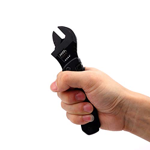 Kinobo 10-In-1 Multifunction Hardware Stainless Steel Wrench & Screwdriver, Saw Blade, Sawcan Openar, Bottle Opener & Much More(Black) #TOP1