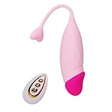 Qoosea Vibrator Liebeskugeln Bullet Vibratoren Sex, Wasserdicht G-Punkt Vibrationseier mit 10 Einstellbaren Vibrationsmodi Adult Sex Toys Vibro Ei, Erotik Sexspielzeug für Paare Frauen (Rosa)