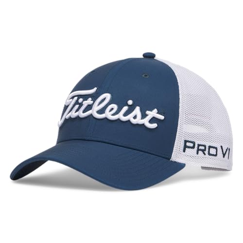Titleist Tour Performance Mesh Golf Hat Monterey/White