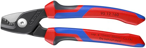 Knipex 95 12 160 StepCut cable shears, 6-1/4 in., comfort grip