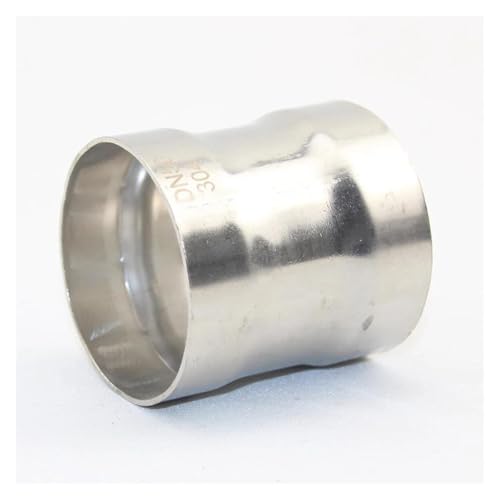 Silencieux d'échappement 51mm tube droit de conversion en inox à souder