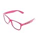 GloFX Ultimate Heart Diffraction Glasses - 3D Rainbow Hearts Effect with Pink Frames - Great Festival, Concert, and Rave Accessory