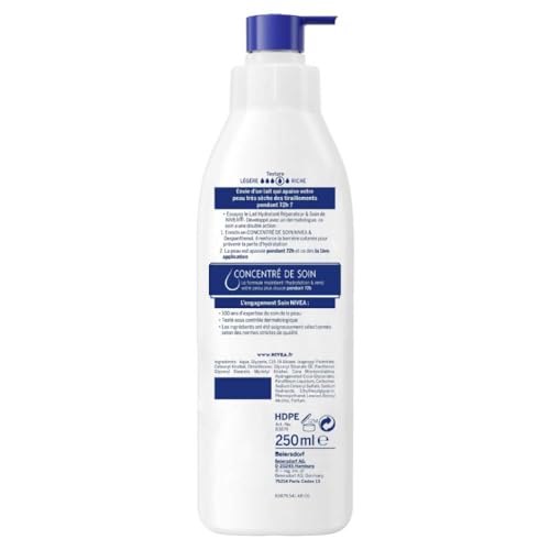 NIVEA Repair & Care Repair Lotion für Körper für sehr trockene Haut (1 x 250 ml) – feuchtigkeitsspendende Körpermilch mit Glycerin… – Ansicht 2