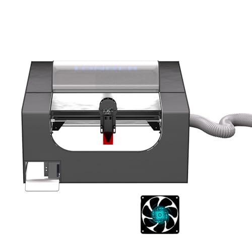Boîtier ignifuge pour graveur avec panneau transparent et ventilation laser