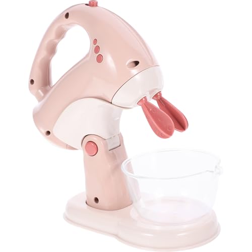 Vaguelly Juguetes eléctricos de simulación Juguete Juguete cocinita Juguete Brain Toys Juguete niñas Lindo Mezclador Mini batidora para Escritorio batidora pequeña el plastico
