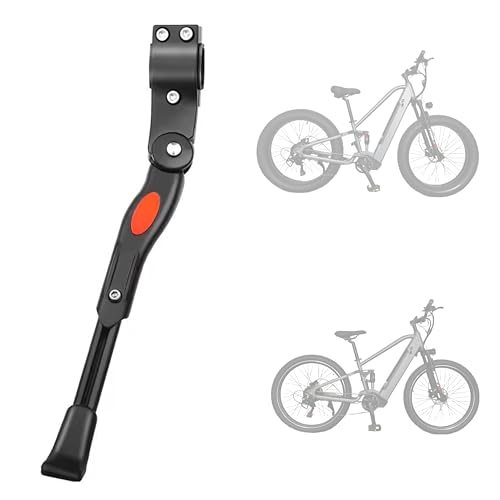 INXING Soporte de aleación de aleación de aluminio lateral de 22-29 pulgadas, Bicicleta de montaña/Bicicleta de Nieve, Marco de estacionamiento, soporte de Bicicleta Ajustable, soporte lateral