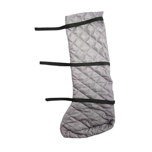 Generic Funda Protectora para Yeso de Pierna, Resistente Al Viento, Térmica, Manga Suave para Yeso de Pie para Mayores, para Uso en Exteriores E Inte, Gris Largo