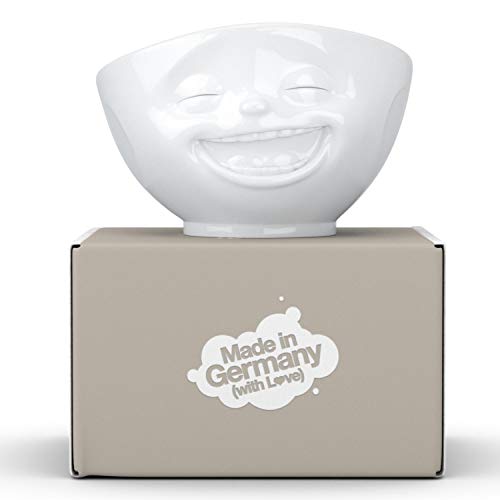 Tassen Porcelain Bowl, Laughing Face Edition, 16 Oz. White, (Single Bowl) For Serving Cereal, Soup #TOP6