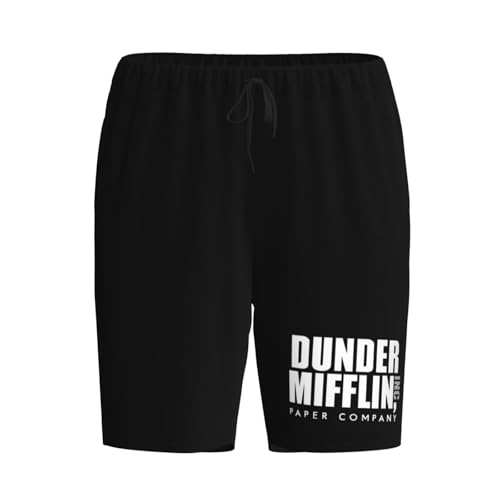 Dunder Mifflin Paper Lnc Pajama Shorts for Men, Men's Pajama Bottoms, Sleepwear for Summer2