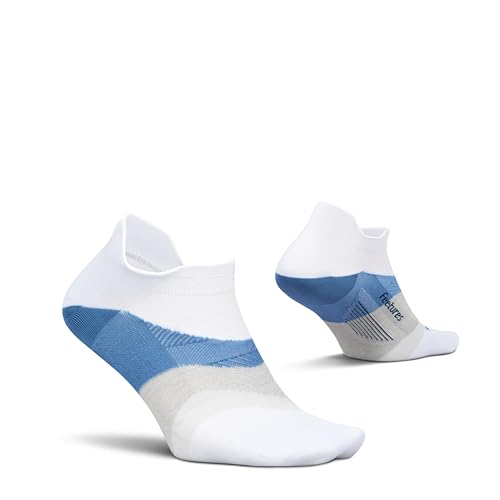 Image of Feetures Elite Light Cushion Mini Crew Sock - Sport Sock with Targeted Compression