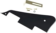 Black 3 Ply with Gold Bracket Pickguard is made of Plastic; Bracket is made of Metal The pickguard only fits Standard Epiphone Les Pauls, it do not fit Gibson Les Pauls