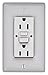 GFCI Receptacle, 15A, 125VAC, 5-15R, Gray