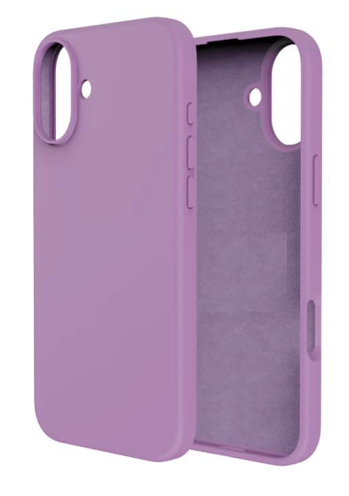 Image of Back Cover Compatible with iPhone 17 Case (6.3) Soft Touch Slim Liquid Silicone Full Protection Shock Proof Back Cover for iPhone 17 (SC Lilac)