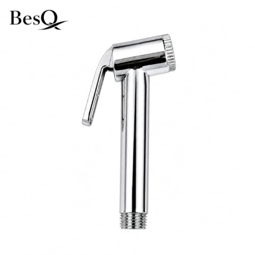Image of Luxury Chrome Finish ABS Handheld Bidet | Sprayer with Ergonomic Trigger Handle, High Pressure Water Spray Nozzle | Usefull for Personal Hygiene, Bathroom, Toilet Cleaning