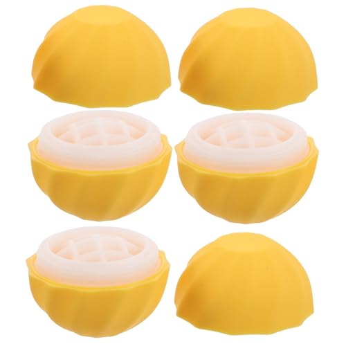 KESYOO 5 `̌gP[X bvOX t[o[IC glߑւe bvOXh`[u g̋{g g[P[X ӂt~j Yellow vX`bN