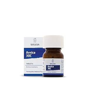 Weleda Arnica 30C Tablets, Organic Arnica Montana, Licensed Homeopathic Medicinal Product, Remedy for Men & Women, Grown Biodynamically, Vegetarian, 125 tabs