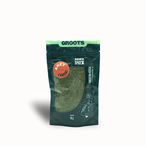 Groots SpiceZ - Eneldo - 50 g - Especias para Sazonar tus Comidas - Condimento Ideal para Cocina - Hierba Aromática - Cultivo Vertical sin Tierra