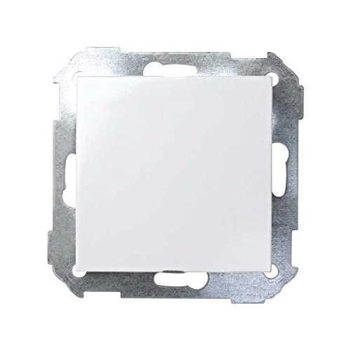 Simon 28800-30 placa de pared y cubierta de interruptor Blanco