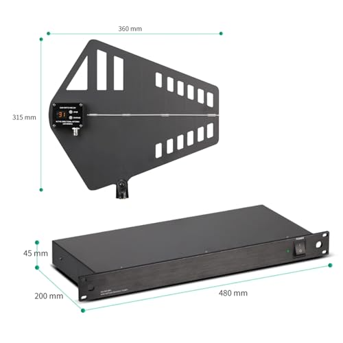 Amplificateur de microphone sans fil UHF pour éliminer les interférences audio - 6
