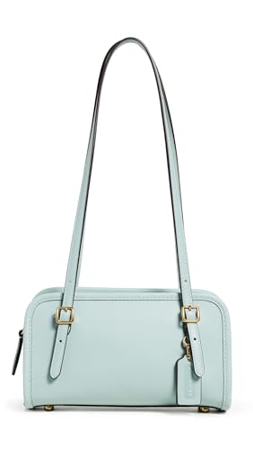 Coach Swing Zip Bag 20, Bolsa de Hombro para Mujer, B4/Azul Claro, Talla única Coach Swing Zip Bag 20, Bolsa de Hombro para Mujer, B4/Azul Claro, Talla única