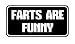 3pcs Farts Are Funny Funny Hard Hat/Helmet Vinyl Decal Sticker