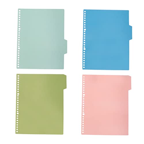 GRIRIW 10 Sätze Farbige Trennblätter