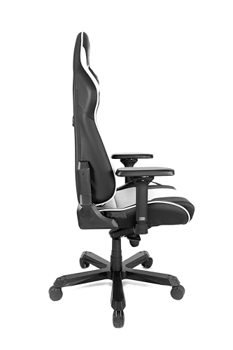 K99, Sedia da Gaming, Pelle Sintetica, Nero/Bianco, B/H/T: 70/133-140/70 cm - Sedia gaming - Immagine 2