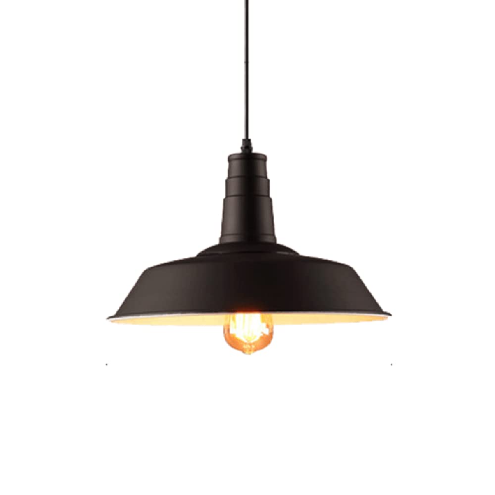 Lámpara colgante E27 de hierro con diseño industrial pastoral para techos