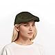 HIQIU Unisex Schirmmütze Baskenmütze Herren Atmungsaktiv Mesh, Flatcap Damen Sommer Gatsby Newsboy Barett Kappe, Schiebermütze Herren Sommer Hut Sportmütze Einstellbar 55 cm-60 cm (Grün)