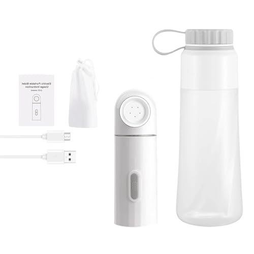 PANGBOER Bidé eléctrico portátil recargable, impermeable, de mano, 350 ml, para uso en viajes